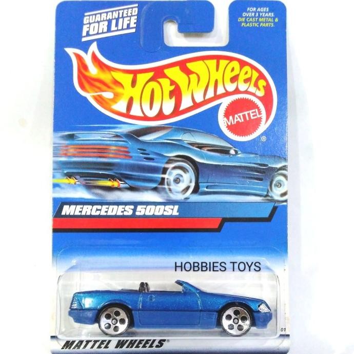 Hot Wheels / Hotwheels Reguler Blue Card Mercedes Benz 500SL