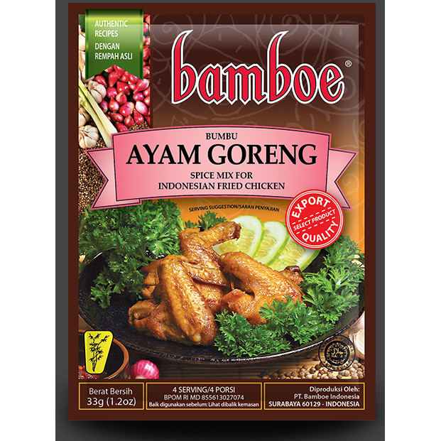 

Bumbu Bamboe Export Ayam Goreng Original 100%