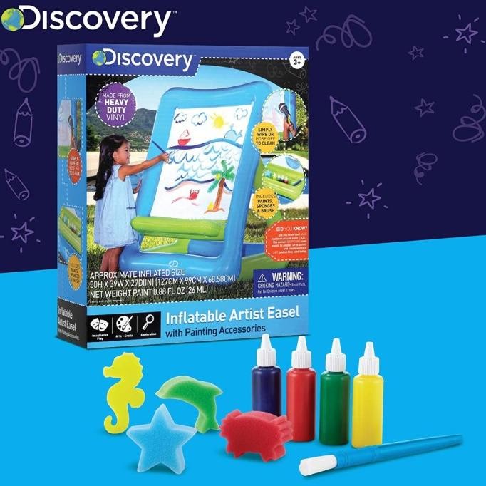 

Discovery Inflatable Artist Easel with Painting Accesories