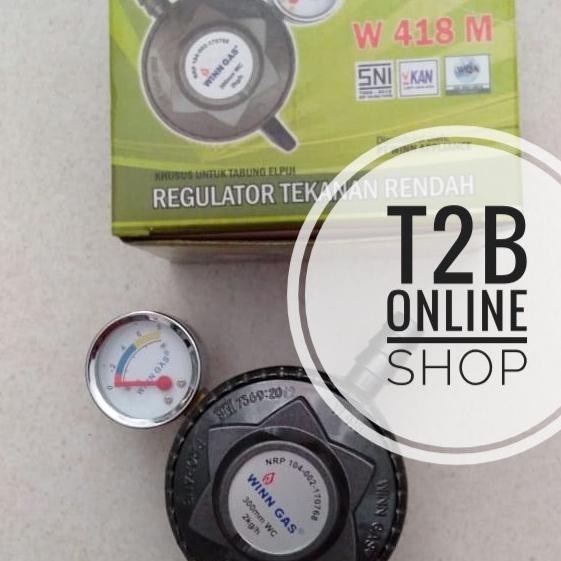 Winn Gas Regulator W 418 M, Regulator elpiji, lpj, kepala gas