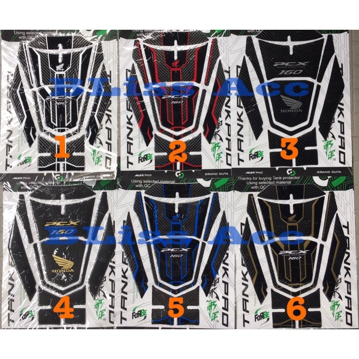 Best Quality Sticker Stiker Timbul Tankpad Motor Honda Pcx 160 2021 Tangpad Timbul