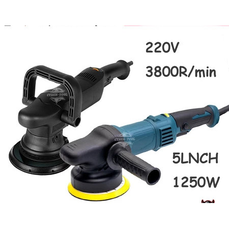 Mesin Ampelas Dua Orbital Variabel 6 Kecepatan 220V 3800R/Mesin Pemoles Mobil Elektrik 1250W 5IN