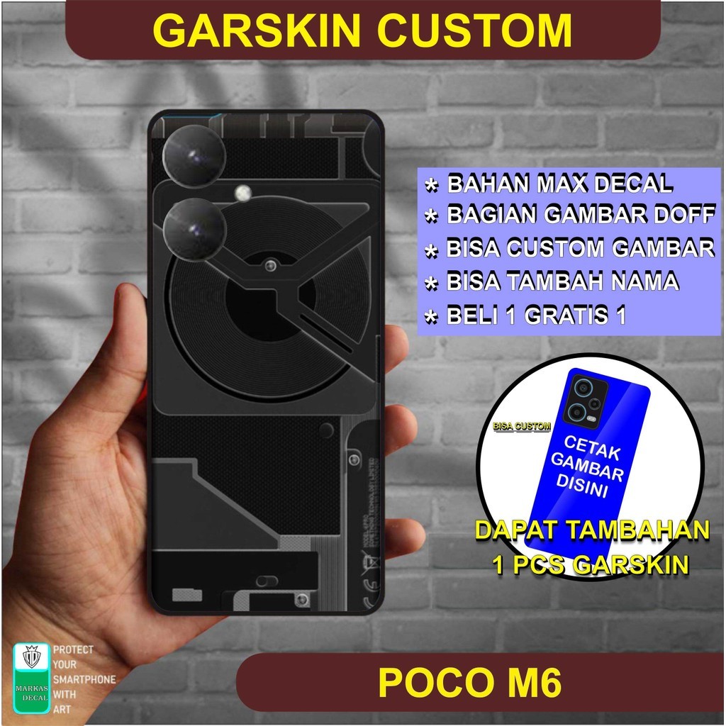 

Wrap* Poco M6 Wrap Skin Stiker Garksin CUSTOM Gratis (2pcs)