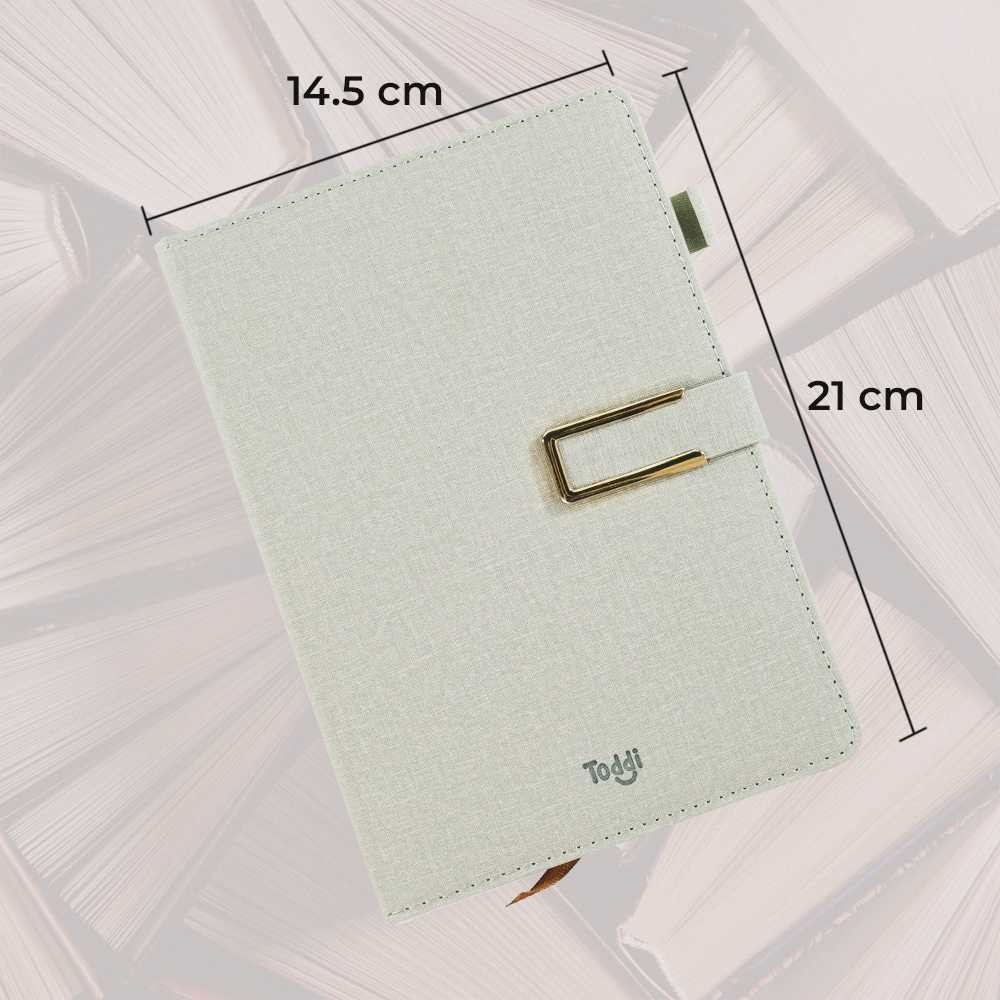 

Toddi Notebook Buku Jurnal Catatan Diary Cover Kulit A5 Coklat