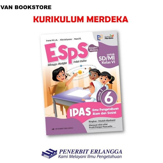 

BERGARANSI Esps Ipas Volume 1 & 2 SD KKelas 4 5 6 Kurikulum Merdeka