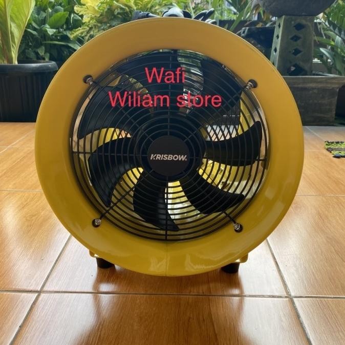 Krisbow Kipas Angin Exhaust Fan Portable Ventilator Blower 12 inci
