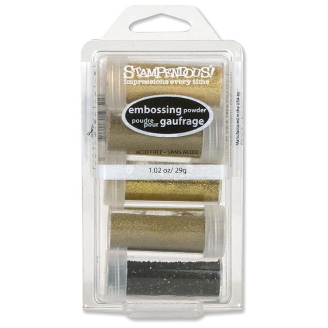 

Sale Stampendous Set Glamour 5-Jar Kit Embossing Powder (Ek-18)