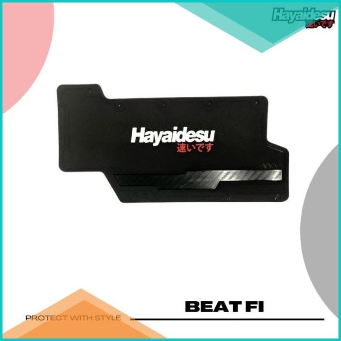 Hayaidesu Premium Mudflap Karet Penahan Lumpur Beat FI Esp Beat Street