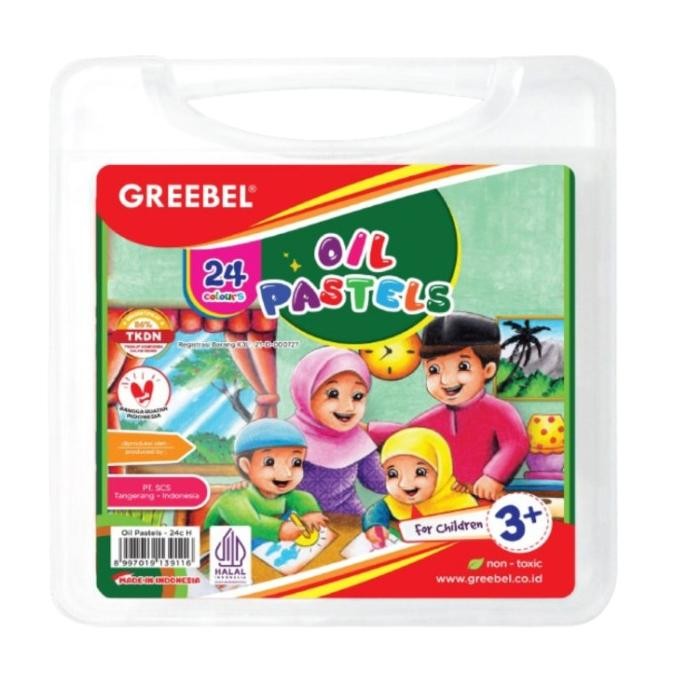 

Sale Tbmo Greebel 24 Warna Crayon Krayon Kids Oil Pastel Halal Edition