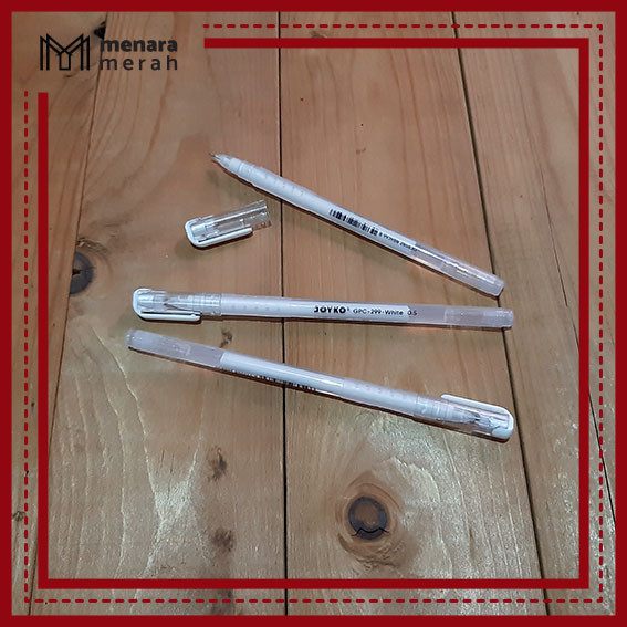 

Joyko - Gel pen putih 0.5 (GPC-299-White)