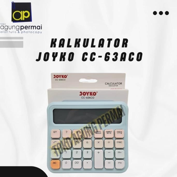 

Premium !! Calculator / Kalkulator Joyko CC-63ACO 12 Digits