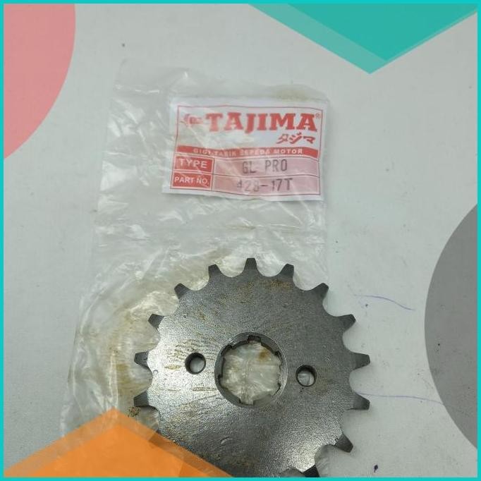 gir gear depan glpro gl pro cdi gl 100 ukuran 17 428 tajima 07D35Z4 wh
