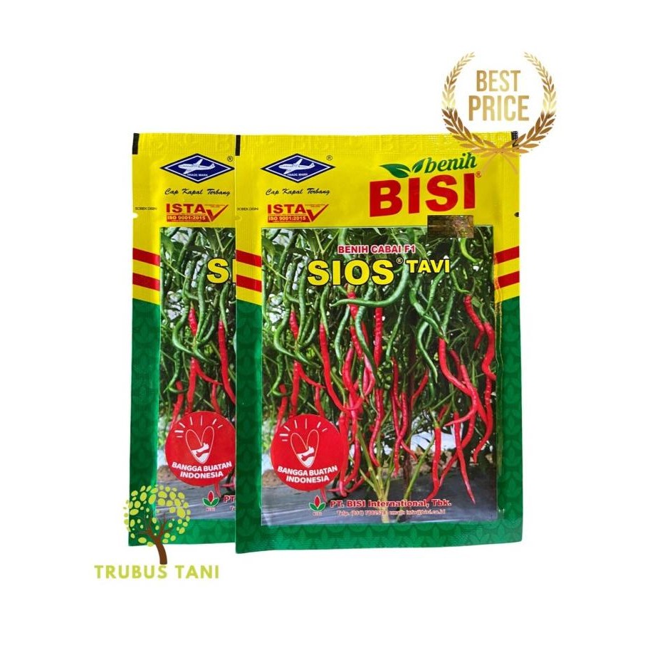 Benih Cabe Keriting - SIOS TAVI F1 - 10 gr - Cap Kapal Terbang / bibit