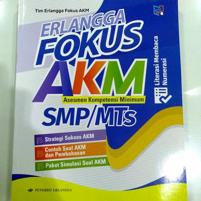 

PRODUK TERBATAS Buku Kelas 8 Kumpulan Soal Erlangga Fokus AKM SMP Numerasi Literasi