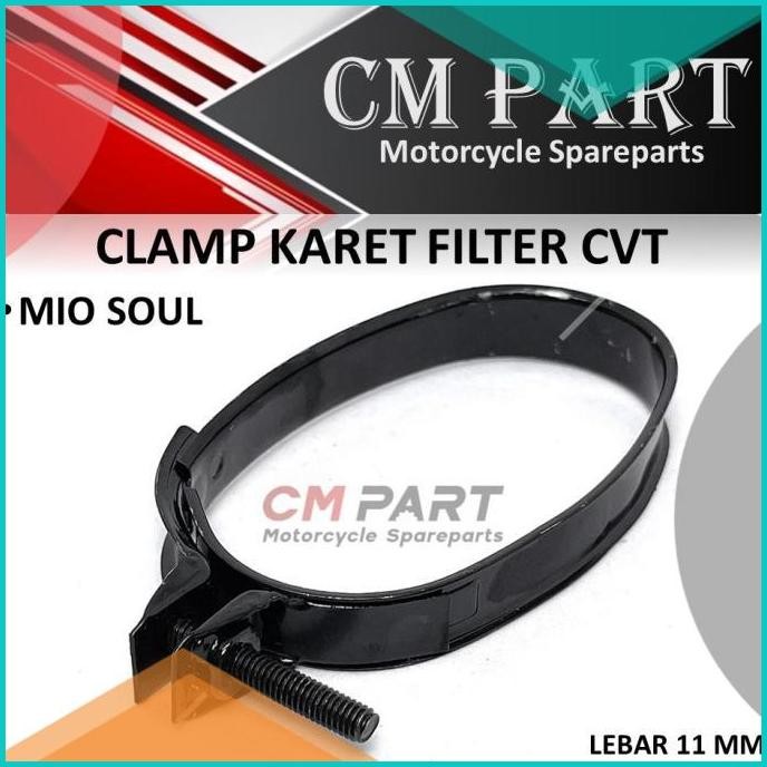 Klem Clamp Karet Filter Saringan Udara CVT Mio Soul Fino 115 Karbu 07D