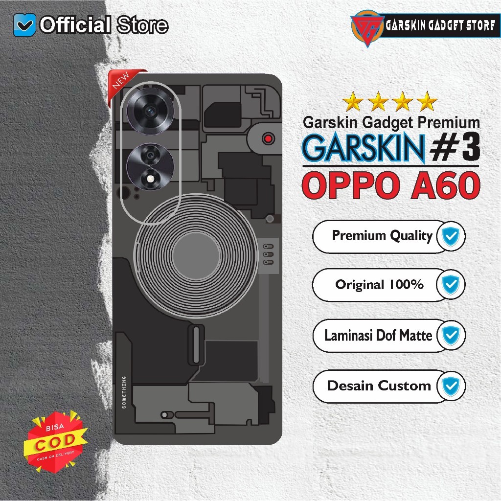 

Wrap* Oppo A60 Wrap Skin Stiker Garksin CUSTOM Gratis (2pcs)