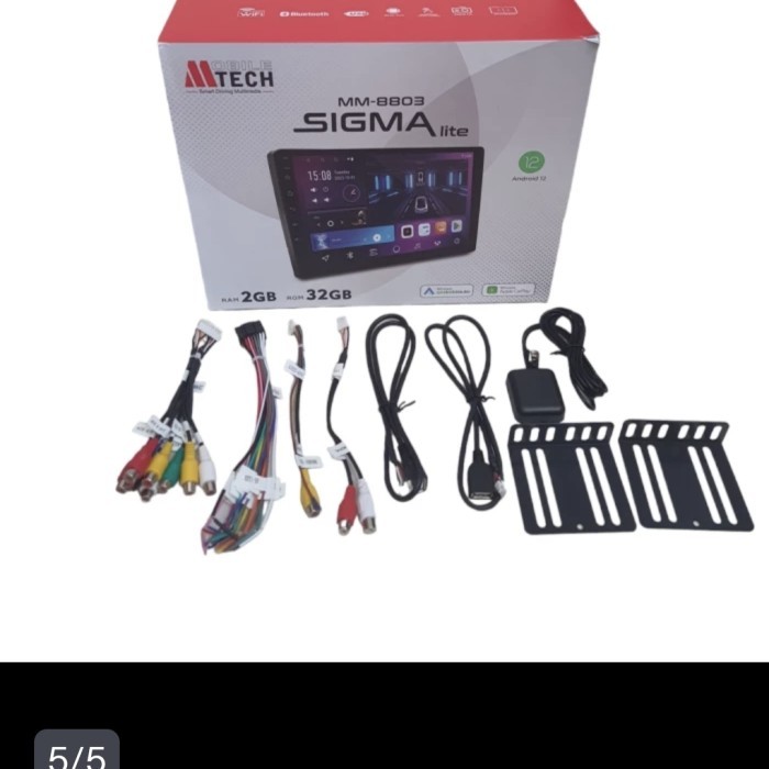 Head unit android 9 inch mtech sigma lite mm-8803