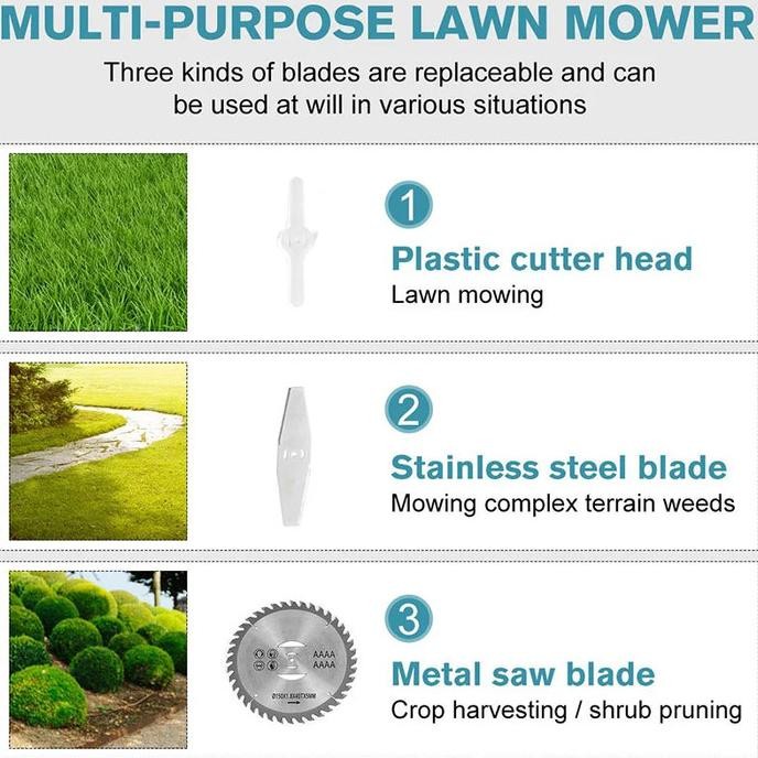 Mesin potong rumput 24V Mesin Pemotong Rumput mesin rumput baterai