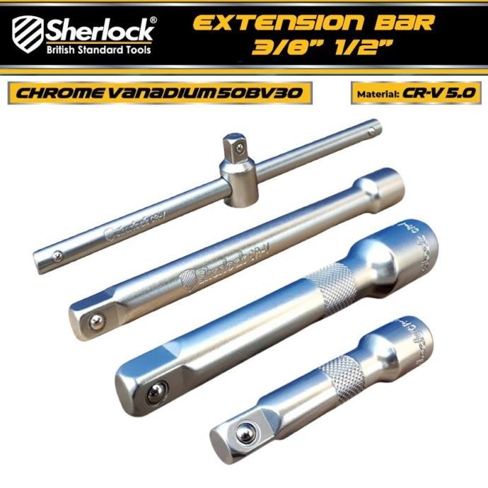 

Tersedia Extension Bar 3/8 " Sambungan Kunci Sok 3/8 " Drive x 6 inch Sherlock
