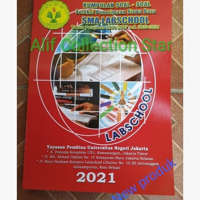 

PRODUK TERBATAS BUKU SOAL SMA LABSCHOOL