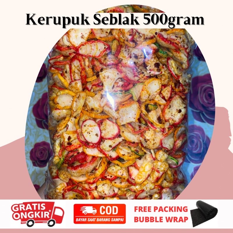 

KERUPUK SEBLAK 500GRAM | SEBLAK KERING | KERUPUK BANTET