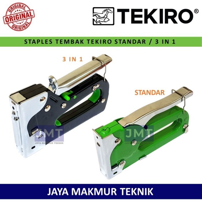 

TEKIRO Staples Tembak Standar 4 - 8 6 - 14 mm Stapler Gun Tacker 3in1