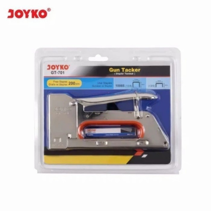 

JOYKO GT701 & BONUS REFILL STEPLES STAPLER TEMBAK BESI GUN TACKER 701