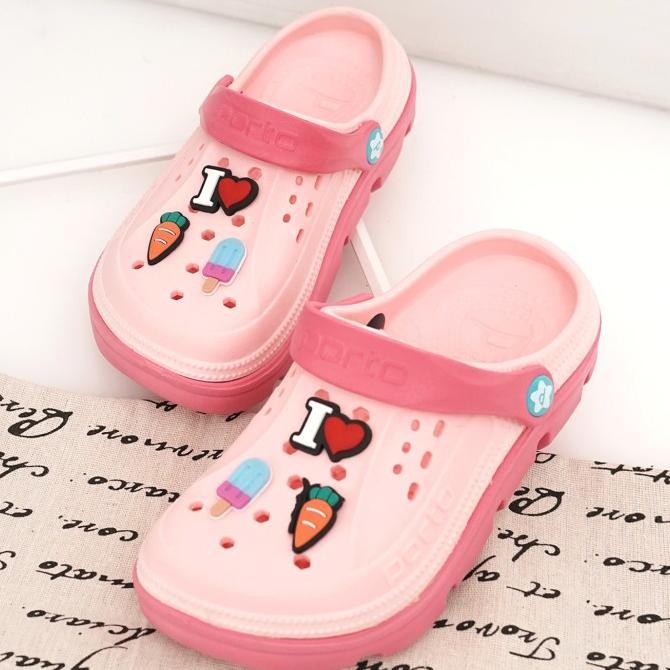 PORTO- SEPATU SANDAL ANAK PEREMPUAN SENDAL ANAK CUTE ANTI SLIP 1006B-1