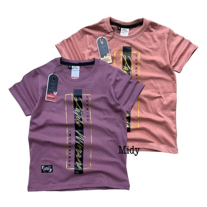 BAJU KAOS ANAK LAKI-LAKI USIA 1-12 TAHUN BAHAN COTTON 30S UNGU