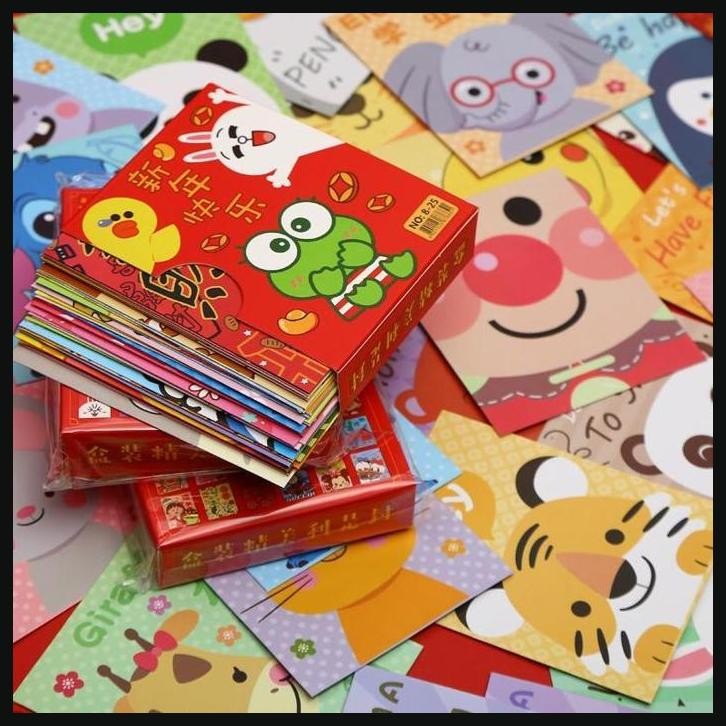 

Angpau 36 Pcs Tahun Ular 2025 Kartun Chinese New Year Sincia Hongbao36Pcs