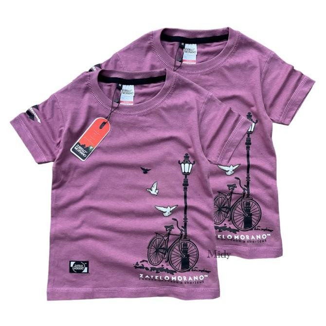 BAJU KAOS ANAK LAKI-LAKI USIA 1-12 TAHUN UNGU