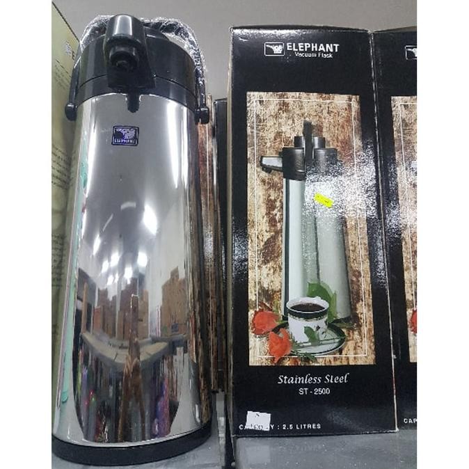 Termos/Thermos Vacuum Flask Elephant Pencet Stainless Steel ST 2500