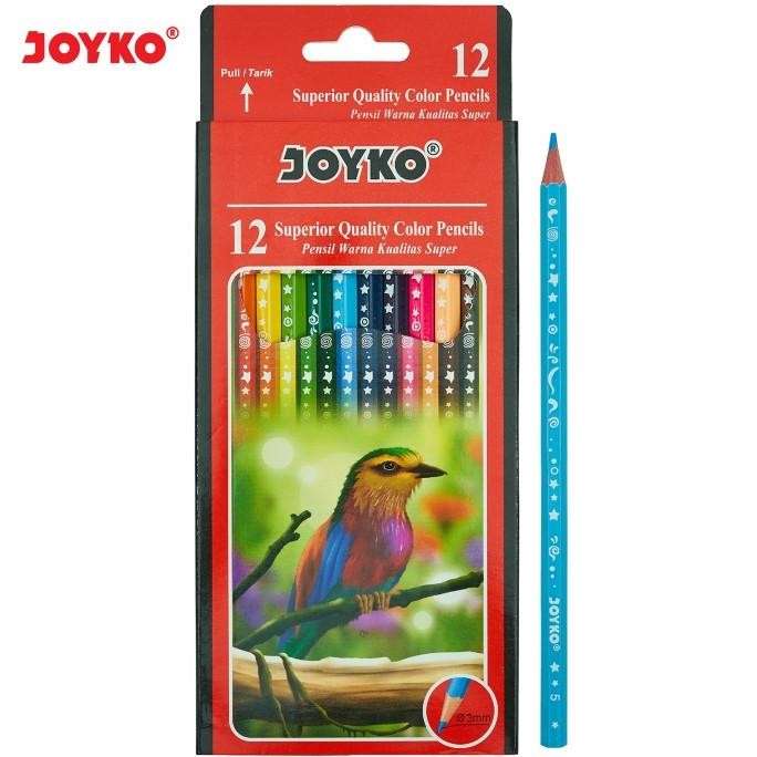 

JOYKO PENSIL WARNA COLOR PENCILS HEXAGONAL GRIP