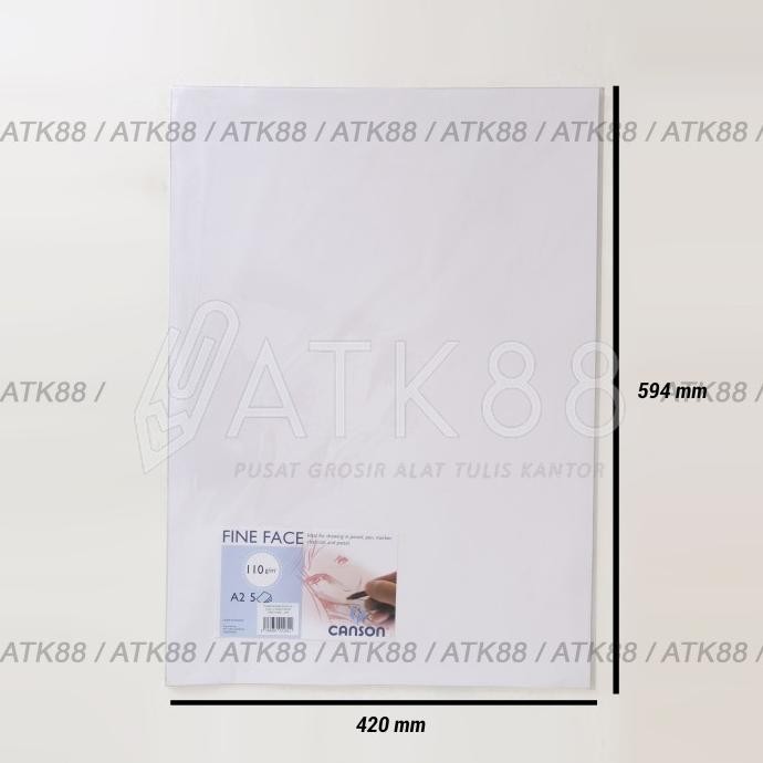 

CANSON FINE FACE 110 GSM A2 KERTAS GAMBAR PENCIL PASTEL PAPER 5 LEMBAR