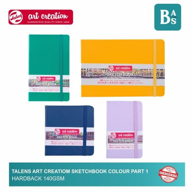 

TALENS ART CREATION HARDBACK SKETCH BOOK COLOUR 140GSM PART 1/2