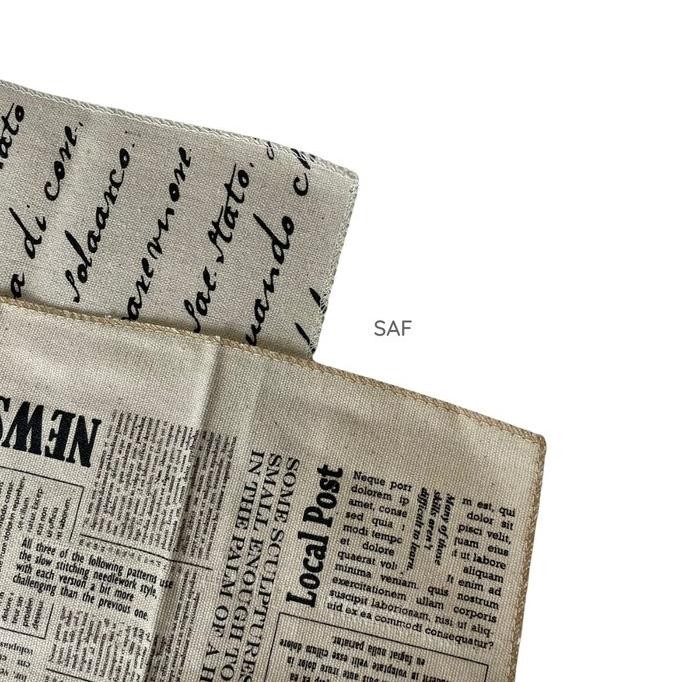 SAF Napkin Motif Letter Koran Kain Props Foto