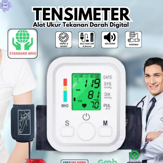 Tensimeter Digital/Alat Tensi Darah Digital/Alat Ukur Tekanan Darah Original Terlaris