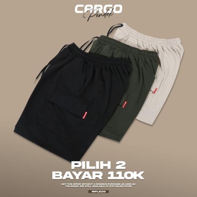 Sale Celana Cargo Pendek Rifle Company