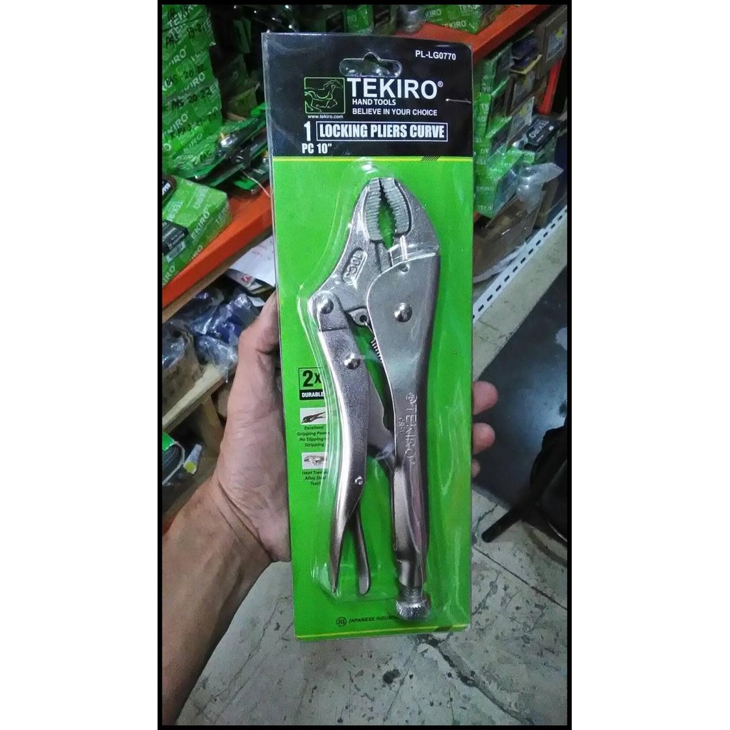 TERBARU TANG BUAYA - VISE GRIP - TEKIRO 10" / TANG JEPIT 