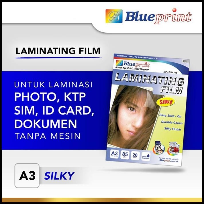 

Blueprint BP-SFA385 Laminating Silky Film A3