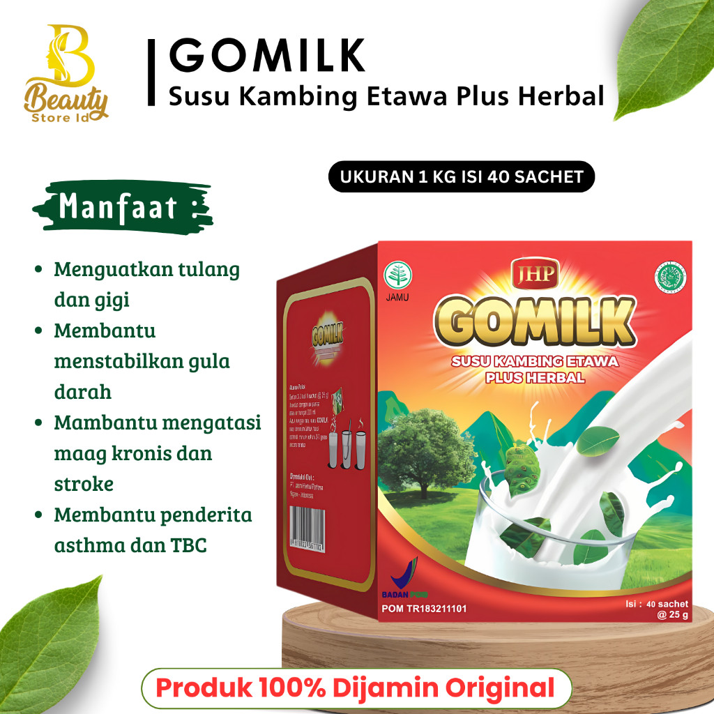 

Susu Gomilk Susu Kambing Etawa Plus Herbal Daun Kelor Ukuran 1Kg Isi 40 Sachet Penambah Nafsu Makan Obat Maag Penambah Imunitas Daya Tahan Tubuh F8M9