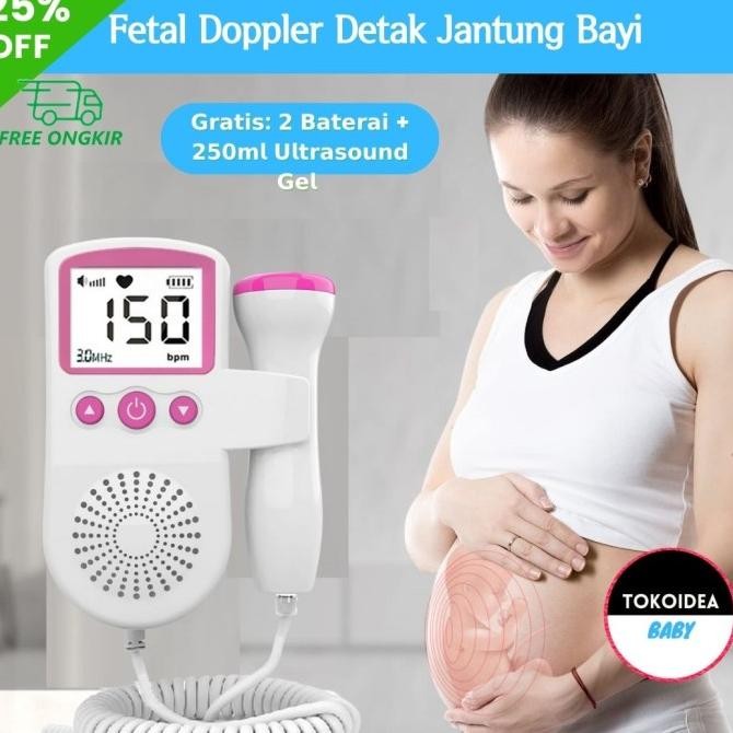 Fetal Doppler Detak Jantung Bayi Alat Detak Jantung Janin Original Terlaris