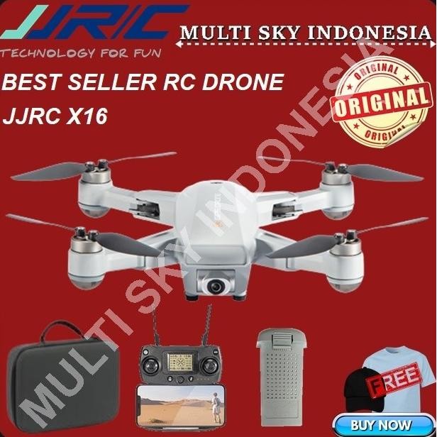 Drone Jjrc X16 5G Wifi Gps Drone Foldable Fpv 6K Camera Quadcopter Original Terlaris