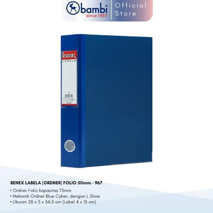 

BENEX ORDNER LABELA 967 FOLIO