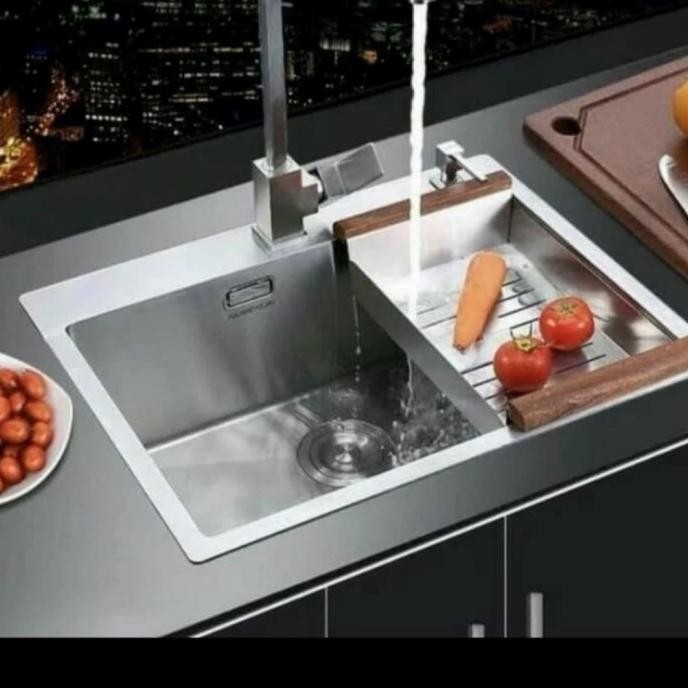 

PROMO KITCHEN SINK ONAN GOLDEN HAND 6045 KOMPLIT SET TINGGAL PASANG