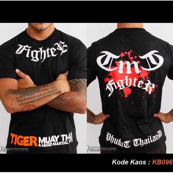 Kaos Tiger Muay Thai Phuket Thailand, Kaos Ufc, Kaos Mma, Kaos Muay Th Original Terlaris