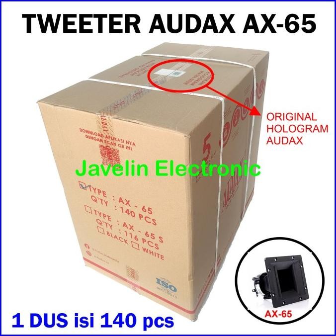 Grosir 1 Dus Tweeter Audax Ax 65 / Speaker Audax Ax65 Terlaris