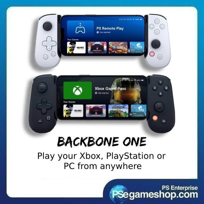 

PROMO BACKBONE ONE MOBILE GAMING CONTROLLER FOR IPHONE PLAYSTATION EDITION