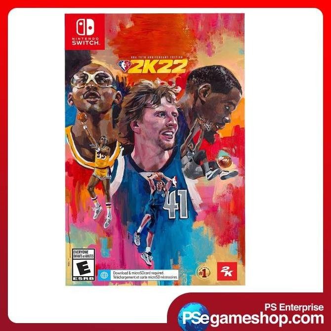 

PROMO SWITCH NBA 2K22 75TH ANNIVERSARY EDITION GAME (ASIA/ENGLISH)