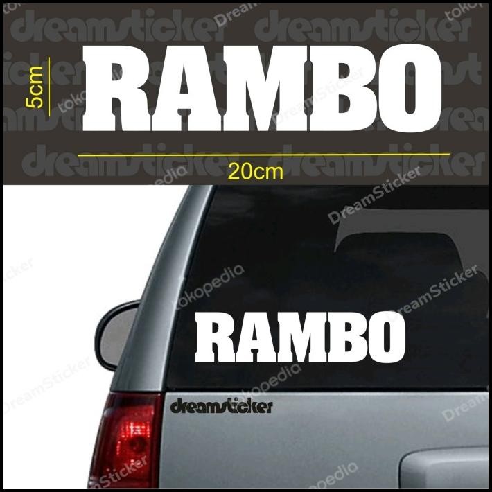 

DISKON STICKER STIKER RAMBO !!!!!!